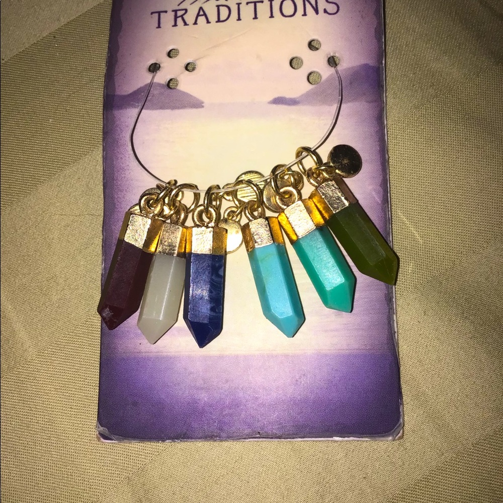 Small crystal charms